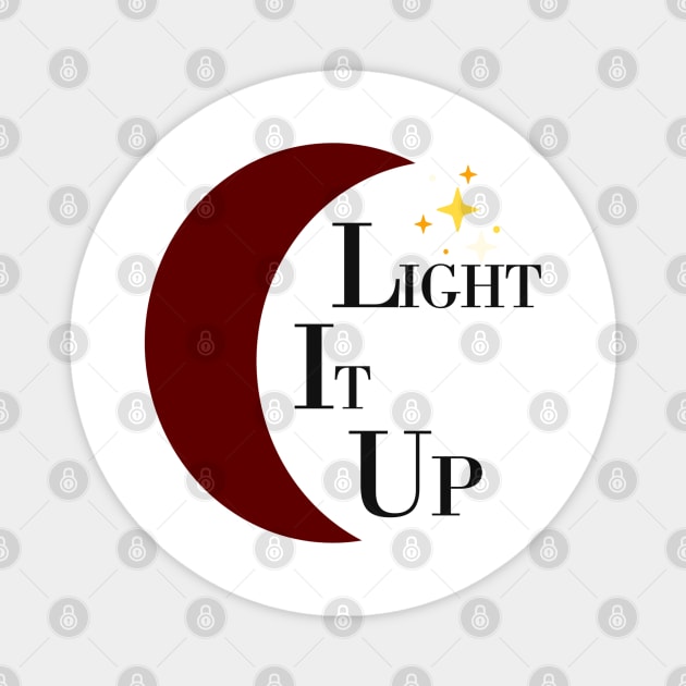 Light It Up | Sarah J. Mass Crescent City Magnet by Bookish Nerd